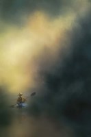 The Lone Canoe Fine Art Print