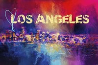 Sending Love To Los Angeles Fine Art Print