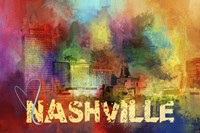 Sending Love To Nashville Fine Art Print