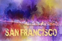 Sending Love To San Francisco Fine Art Print