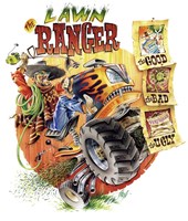 Lawn Ranger Fine Art Print
