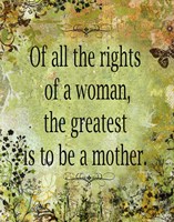 Mothers Framed Print