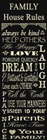 Family Rules Fine Art Print