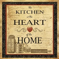 Kitchen Heart Vignette Fine Art Print
