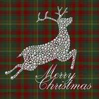 Merry Christmas Plaid Framed Print