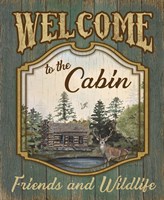 Wilderness Lodge-A Framed Print