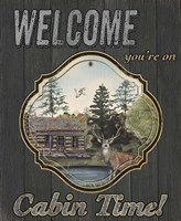 Wilderness Lodge-E Framed Print