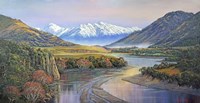 Autumn on the Waiau River Fine Art Print