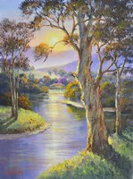 Barrington Sunset Framed Print