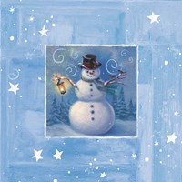 Ice Box Snowman Fine Art Print