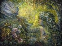 Dryad And The Dragonfly Fine Art Print