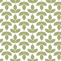 Allover Leaf Pattern Green Fine Art Print