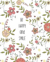 Be Happy And Smile Fine Art Print