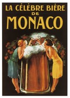 Celebre Biere de Monaco Fine Art Print