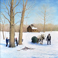 Saps running Fine Art Print