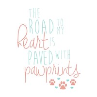 Paved With Pawprints Fine Art Print
