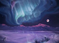 Snowfield Illumination Fine Art Print