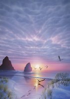 Radiant Seashore Fine Art Print