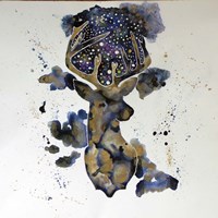 Starry Night Deer Fine Art Print