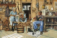 Barn Dance Preparation Fine Art Print