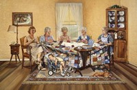 The Quilting Party Fine Art Print