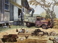 The Feed Store Patrons Fine Art Print