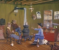 Cowboy Stories Fine Art Print