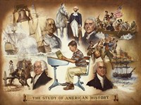 The Study of Americana History Fine Art Print
