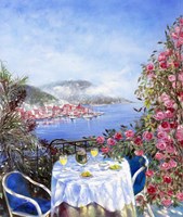Mediterranean Town I Fine Art Print