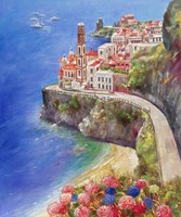 Mediterranean Town II Fine Art Print
