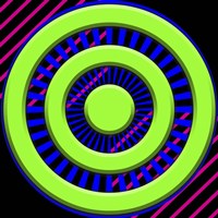 Black Light Pattern 2 Fine Art Print