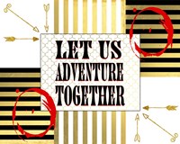 Gold Love Adventure Fine Art Print