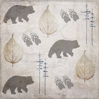 Bear Lodge Pattern Fine Art Print