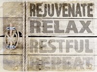 Country Sea Sign 1 Framed Print