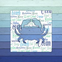 Gypsy Sea Blue V4 3 Framed Print