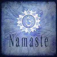 Chakras Yoga Namaste V2 Fine Art Print