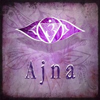 Chakras Yoga Ajna V2 Framed Print