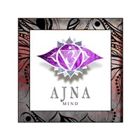 Chakras Yoga Framed AJNA V2 Fine Art Print
