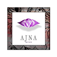 Chakras Yoga Framed AJNA V2 Fine Art Print
