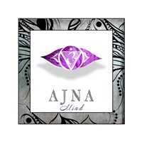Chakras Yoga Framed AJNA V3 Fine Art Print
