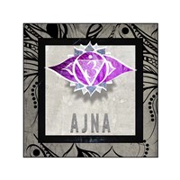 Chakras Yoga Tile AJNA V2 Fine Art Print