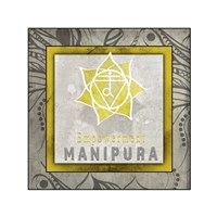 Chakras Yoga Tile Manipura V1 Fine Art Print