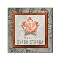 Chakras Yoga Tile Svadhisthana V1 Fine Art Print