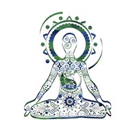 Yoga Symbol V2 Framed Print