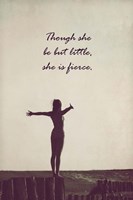 Though She Be But Little - Girl on a Fence Fine Art Print