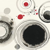 Planetary IV with Red Fine Art Print