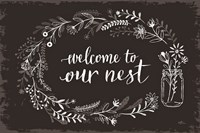 Our Nest I Black Fine Art Print