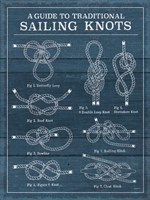 Vintage Sailing Knots I Fine Art Print