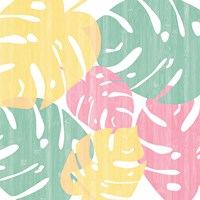 Monstera I Bright on White Fine Art Print