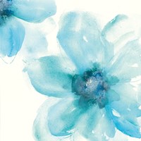 Teal Cosmos I Fine Art Print